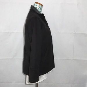 Lauren Ralph Lauren Brand Black Full Zip Fleece Lined Jacket Size Small